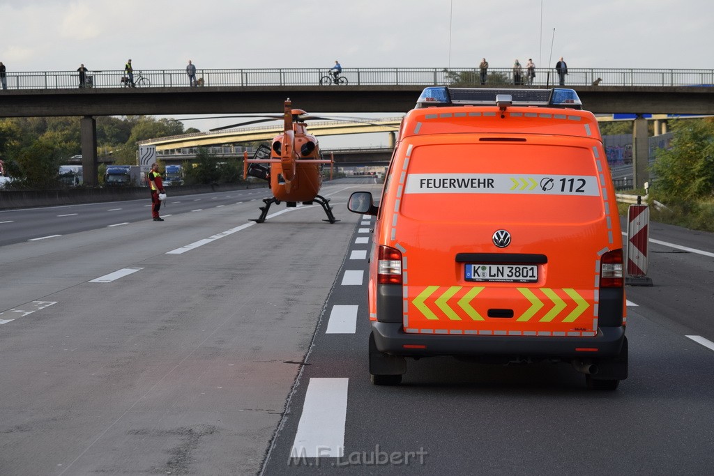 VU mehrere PKW A 3 Rich Oberhausen Hoehe AK Koeln Ost P098.JPG - Miklos Laubert